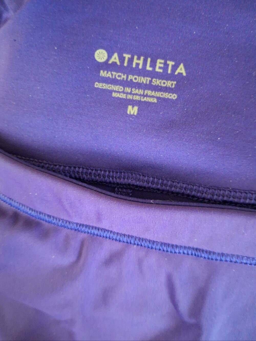 Athleta Purple Match Point Skort